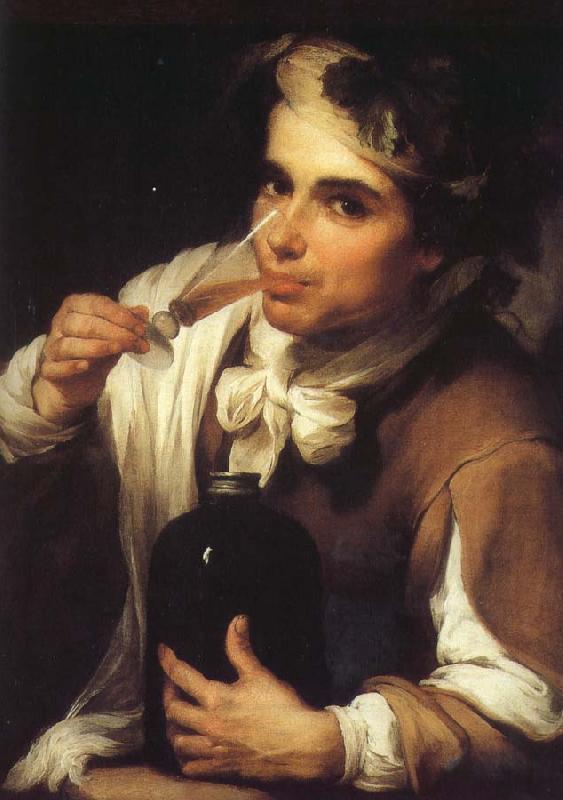 Bartolome Esteban Murillo Juvenile drinking oil painting picture